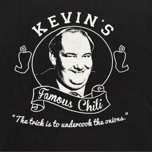 The Office Black Graphic T-shirt Kevin's Famous Chili Men’s Size XL